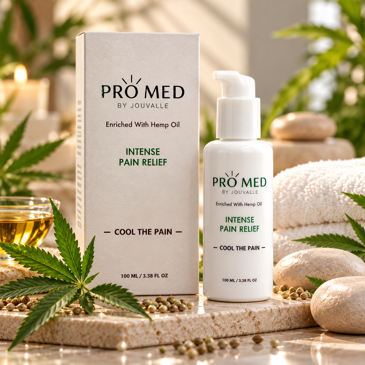PRO MED By Jouvalle  Enriched with Hemp Oil