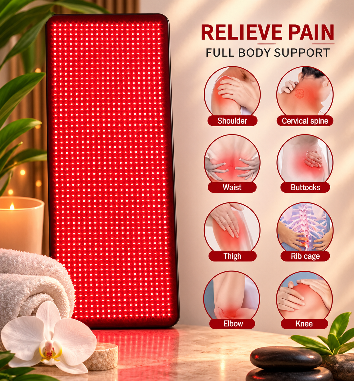 LED Therapy Yoga Muscle Relax