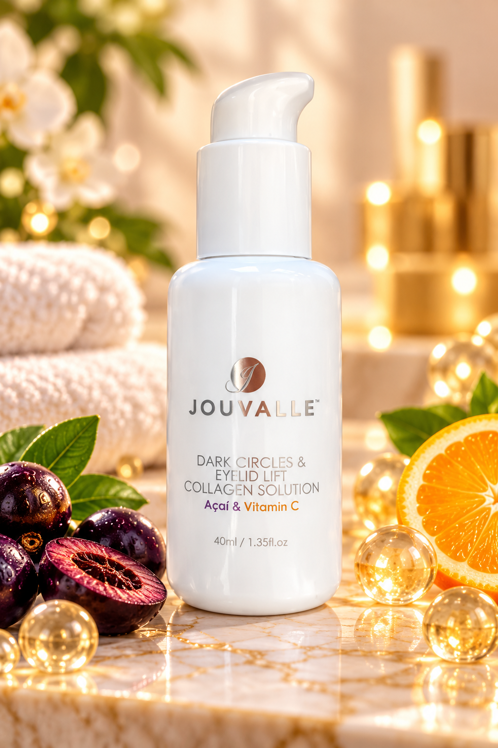 Dark Circles & Eyelid Lift Solution - Acai Stem Cells & Caffeine,Vitamin C